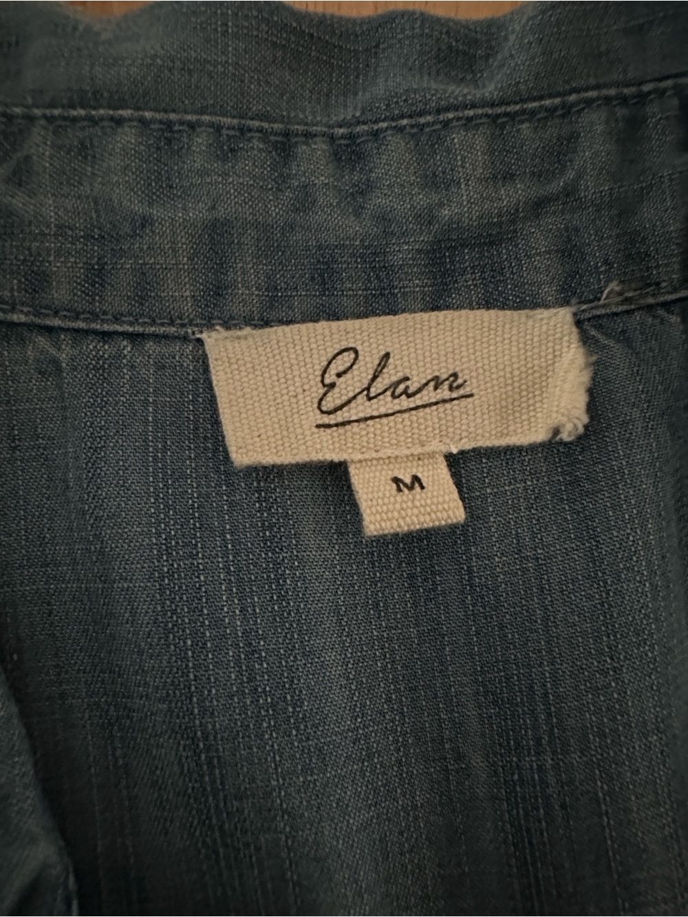 Elan Tencel Ruffle Button-Front Tank - Picture 6 of 9
